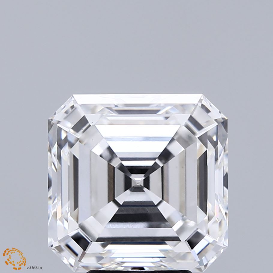 5.38ct Asscher E VS1 Lab Created Diamond