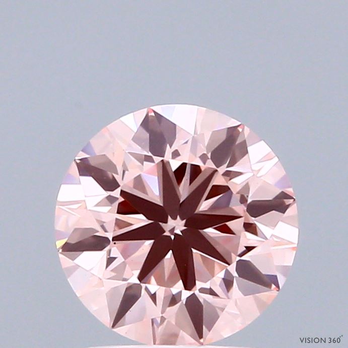 1.5ct Round FANCY INTENSE PINK VS1 Lab Created Diamond