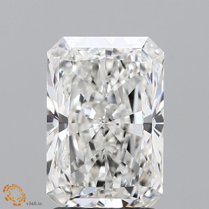 2.1ct Radiant G VVS2 Lab Created Diamond