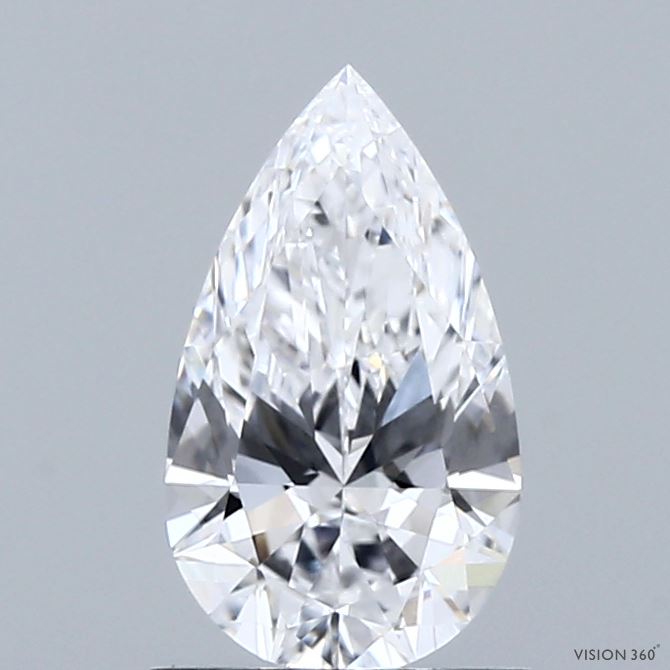 1.01ct Pear D VVS2 Lab Created Diamond