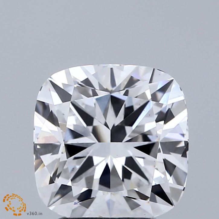 3.03ct Cushion D VS1 Lab Created Diamond