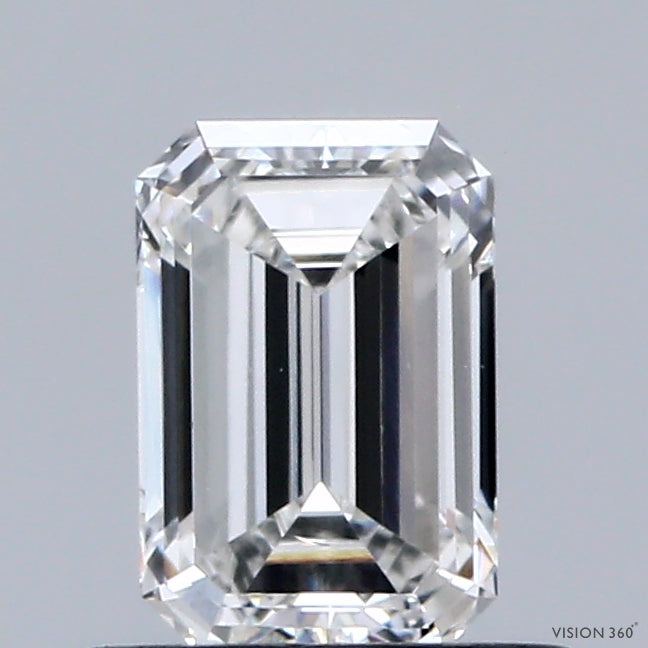 0.72ct Emerald F VS1 Lab Created Diamond