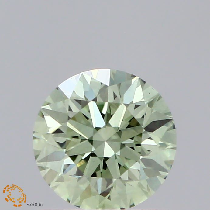 0.68ct Round FANCY INTENSE PINK VS1 Lab Created Diamond