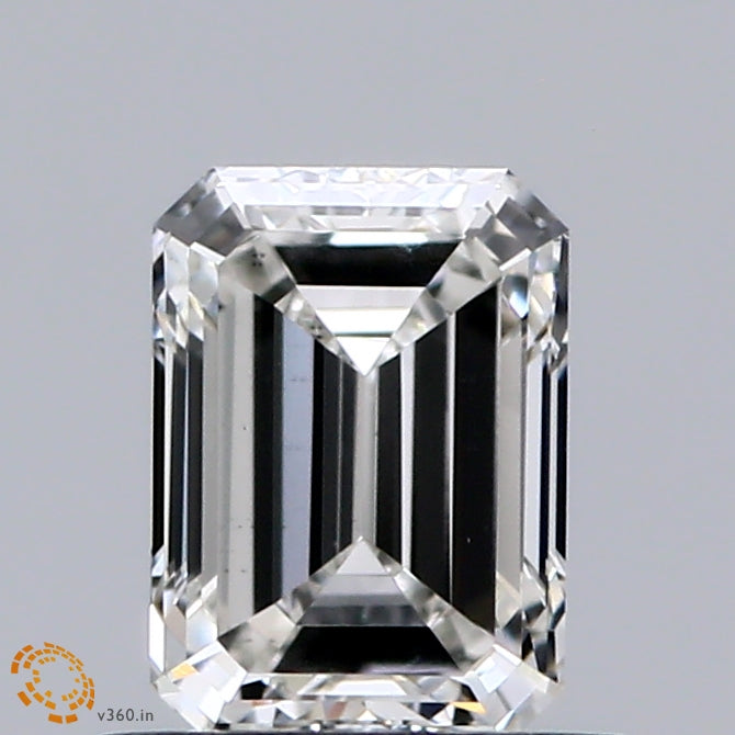 0.9ct Emerald G VS2 Lab Created Diamond