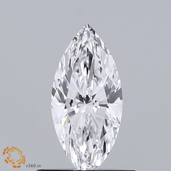 0.52ct Marquise D IF Lab Created Diamond