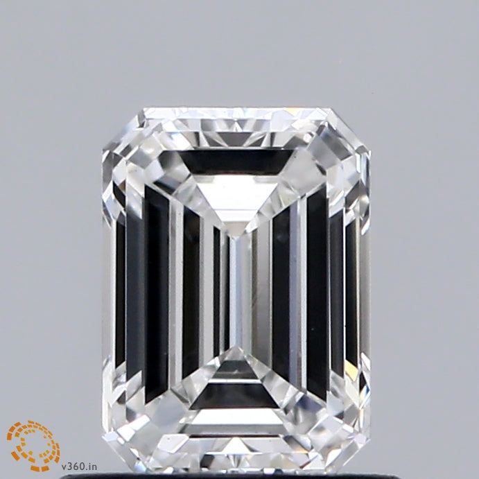 0.92ct Emerald E VS1 Lab Created Diamond