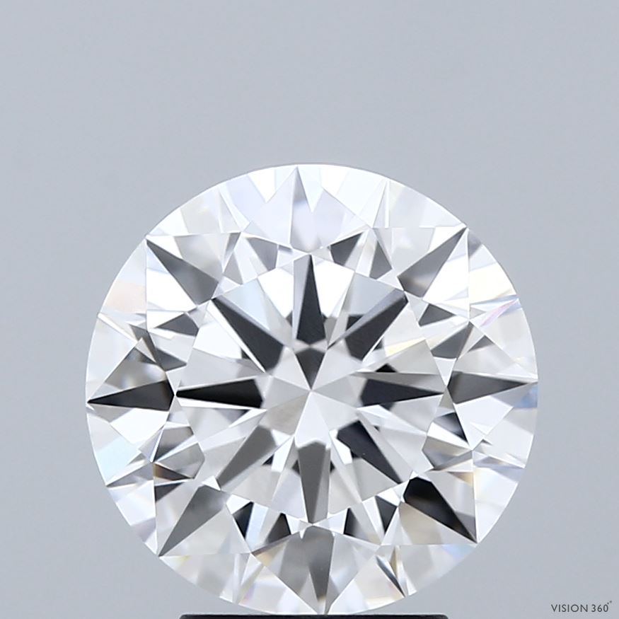 3.71ct Round D VVS1 Lab Created Diamond