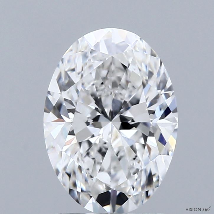 2.06ct Oval D VVS2 Lab Created Diamond