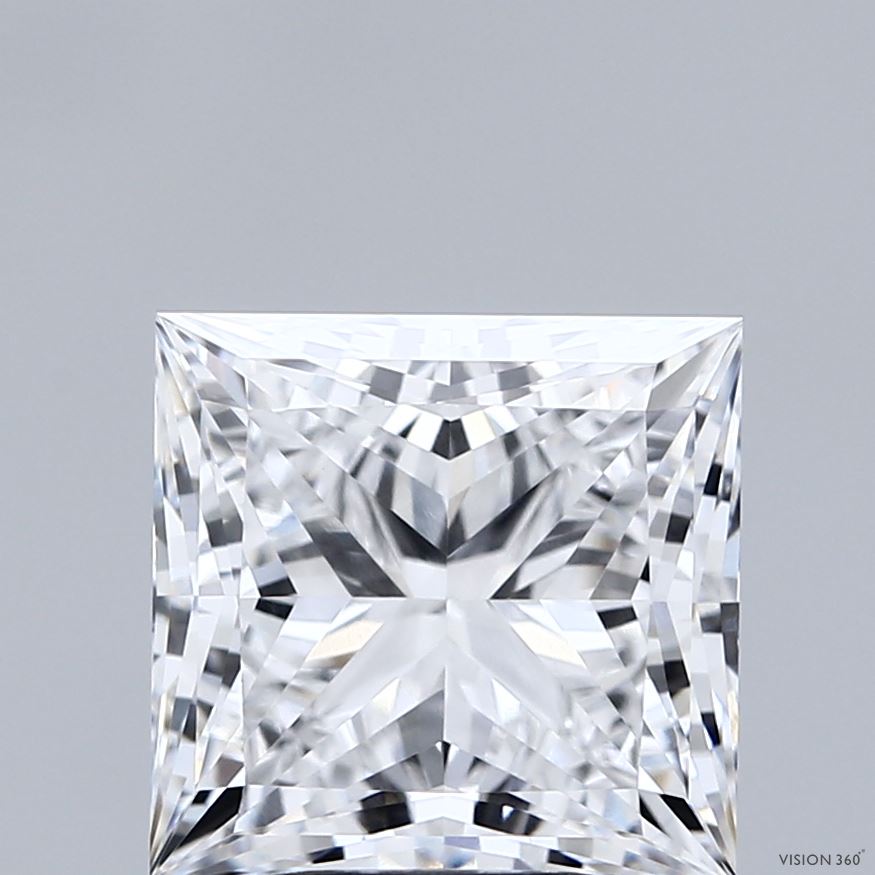 4.08ct Princess D VVS2 Lab Created Diamond