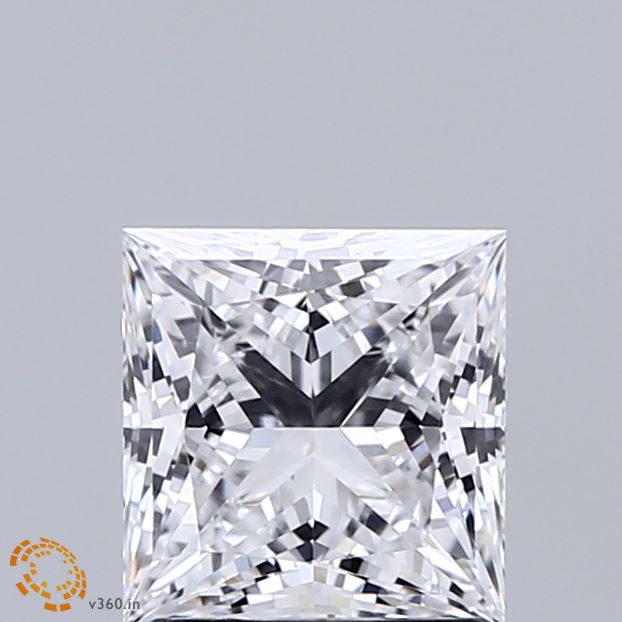 1.56ct Princess D VVS1 Lab Created Diamond