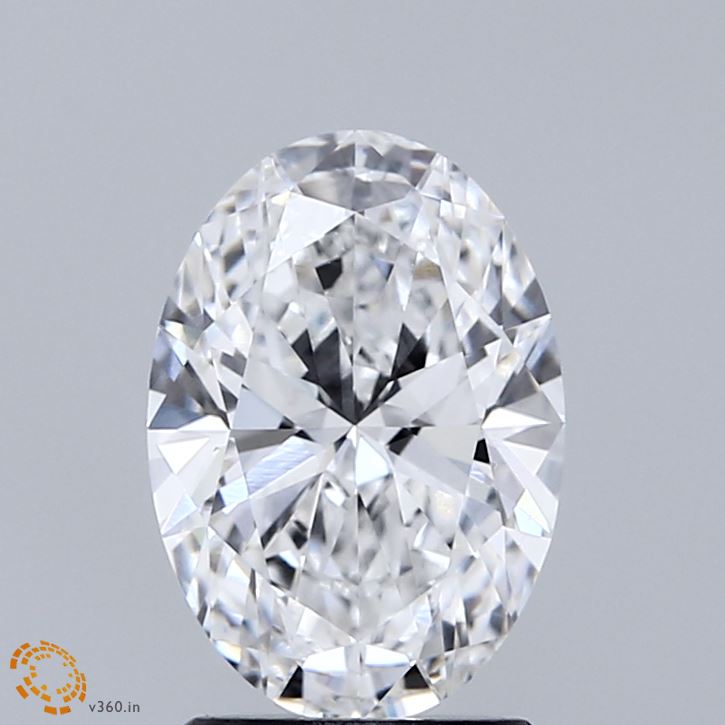 1.75ct Oval D VVS2 Lab Created Diamond