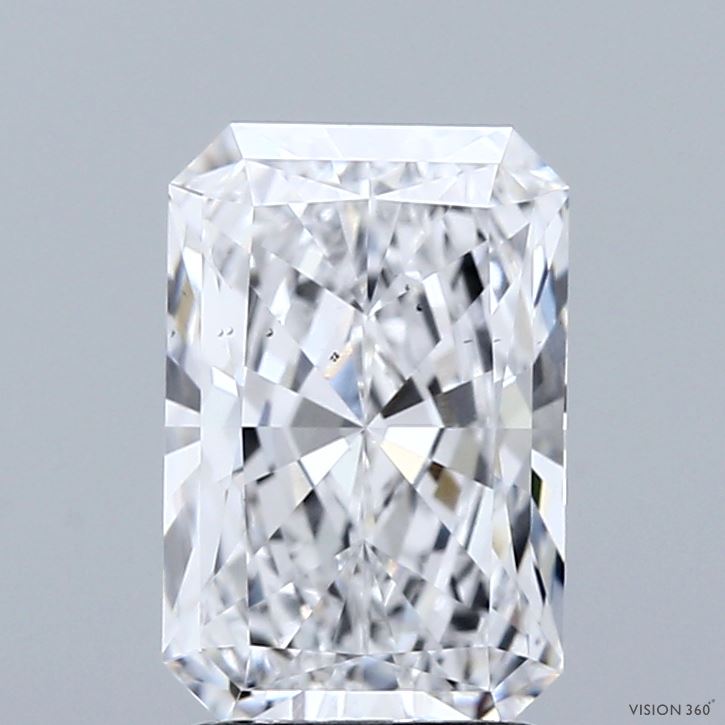 2.06ct Radiant D VS2 Lab Created Diamond