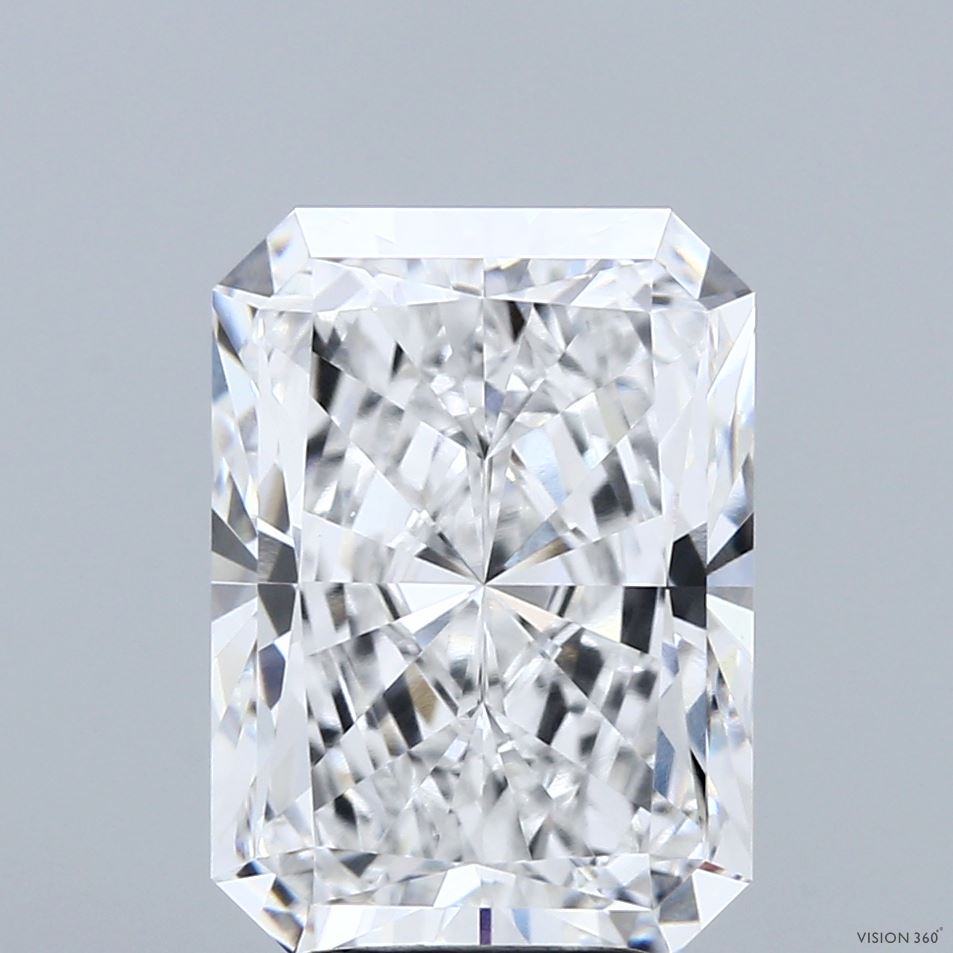 5.03ct Radiant E VVS2 Lab Created Diamond