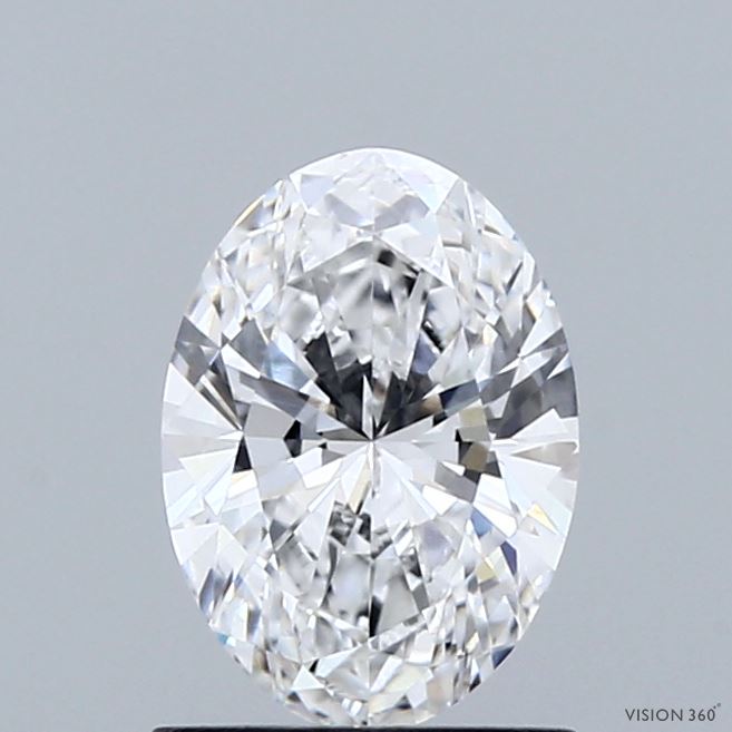 1.05ct Oval E VVS2 Lab Created Diamond