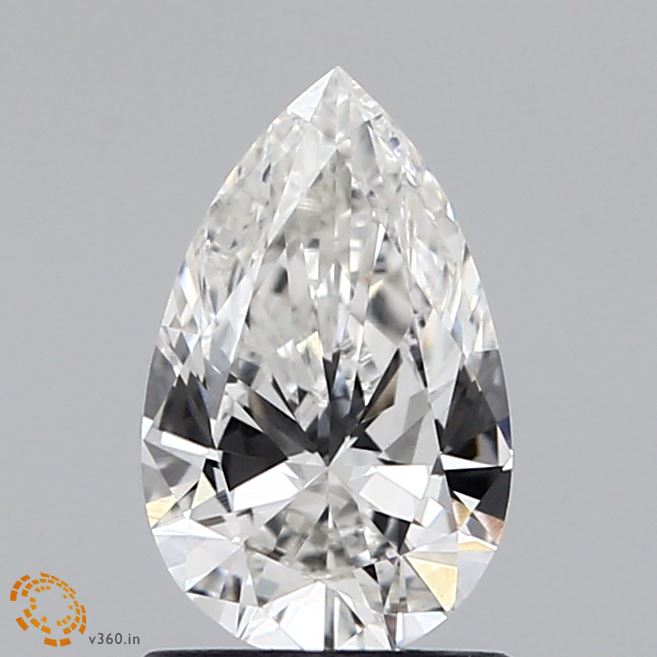 0.99ct Pear G VVS2 Lab Created Diamond