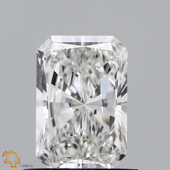 0.77ct Radiant F VVS2 Lab Created Diamond