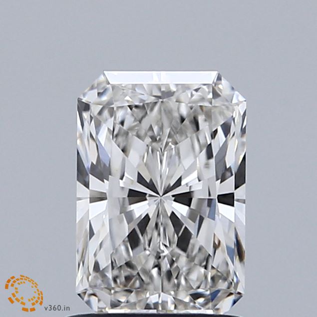 1.18ct Radiant F VVS2 Lab Created Diamond