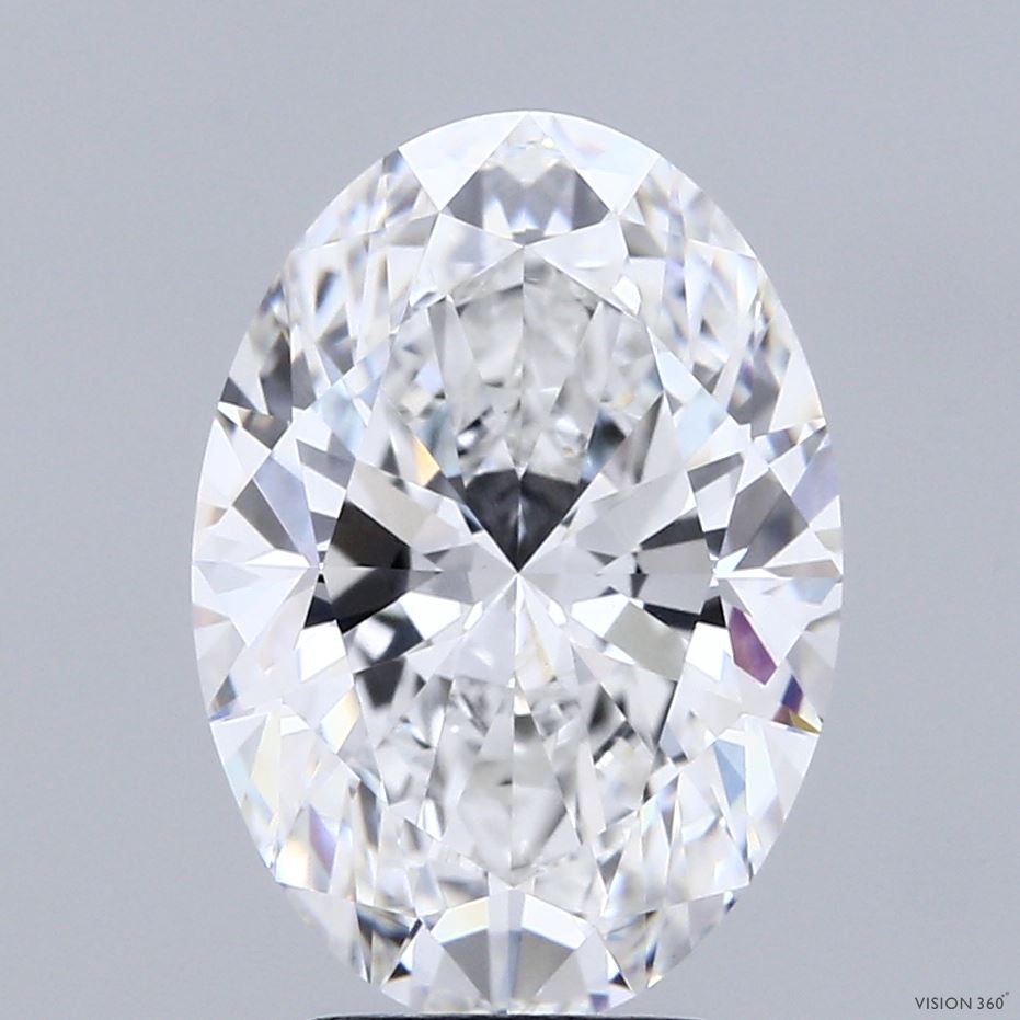 4.1ct Oval E VVS2 Lab Created Diamond