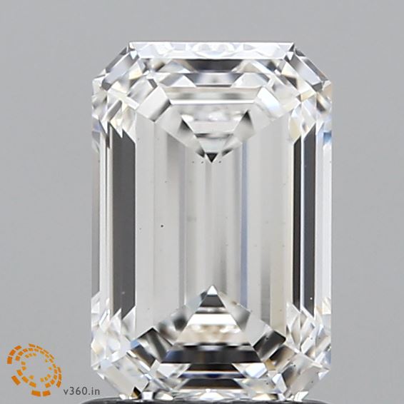 1.52ct Emerald G VS1 Lab Created Diamond