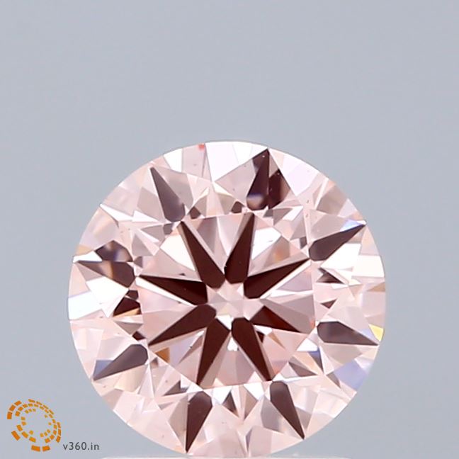 1.51ct Round FANCY INTENSE PINK VS1 Lab Created Diamond