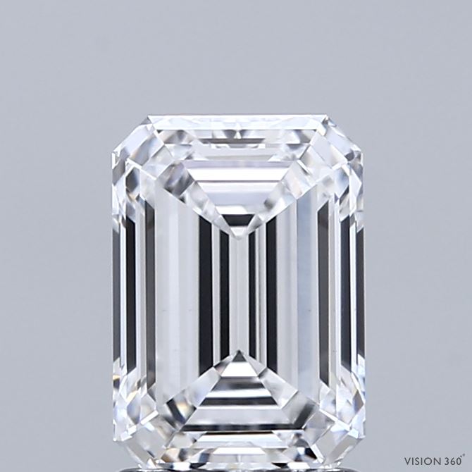 1.61ct Emerald D VS1 Lab Created Diamond