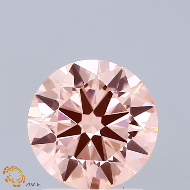 1.5ct Round FANCY INTENSE PINK VVS2 Lab Created Diamond
