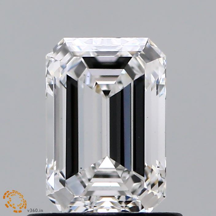 0.95ct Emerald E VS1 Lab Created Diamond