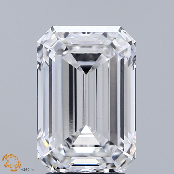 3.1ct Emerald E VS1 Lab Created Diamond
