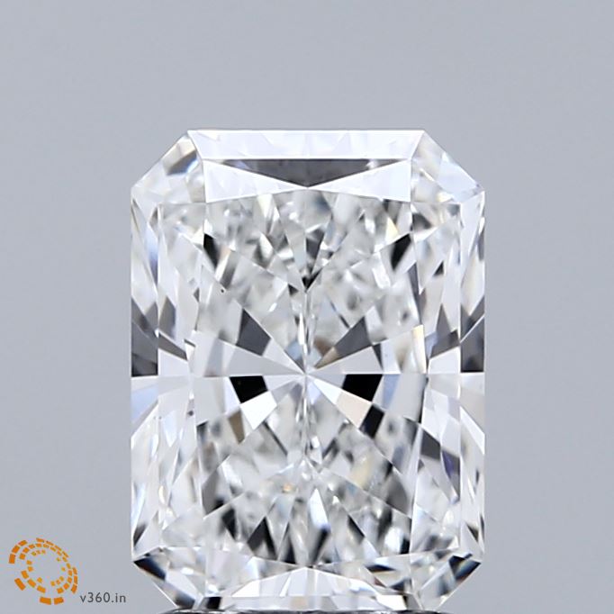2.09ct Radiant E VS1 Lab Created Diamond