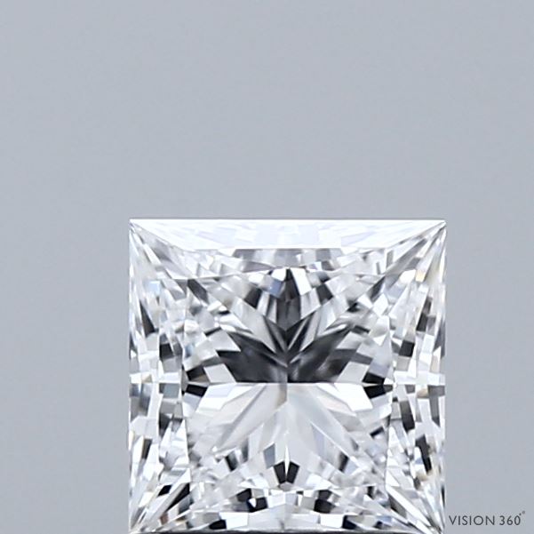 1.07ct Princess D VVS1 Lab Created Diamond