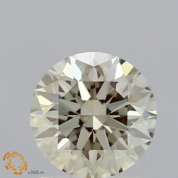 1ct Round FANCY INTENSE GREEN VS1 Lab Created Diamond