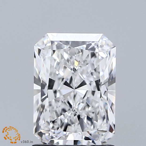 1.55ct Radiant D VVS2 Lab Created Diamond