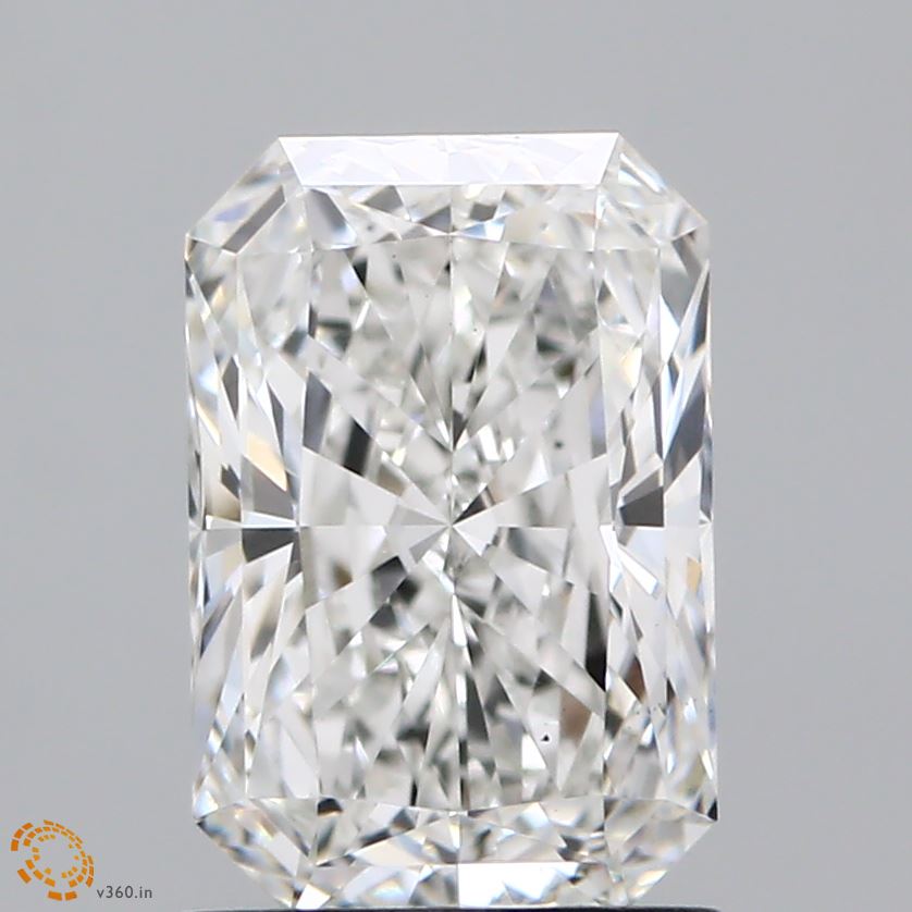 1.54ct Radiant F VS1 Lab Created Diamond