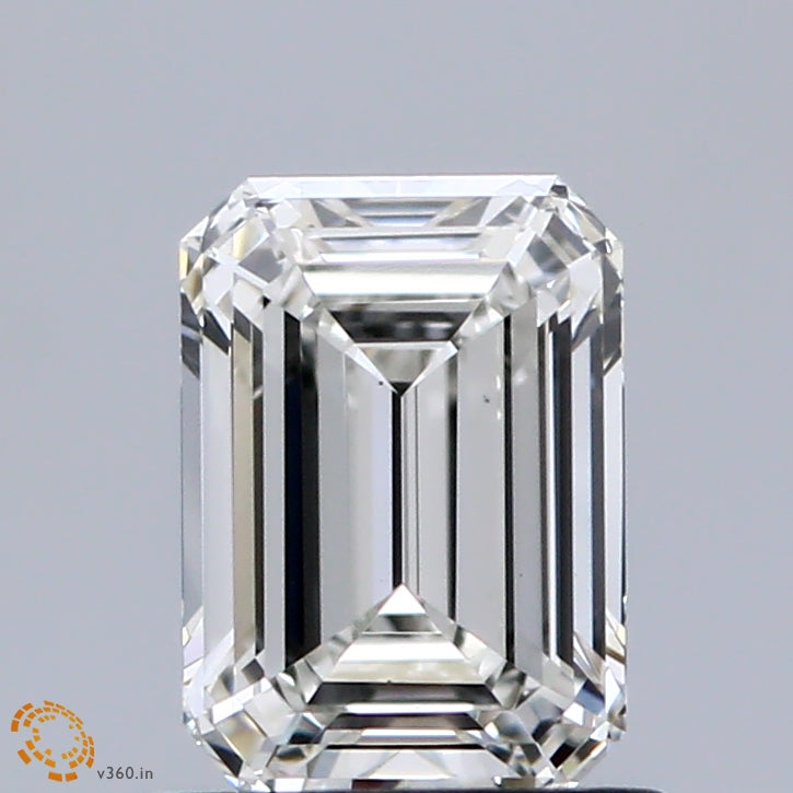 0.95ct Emerald G VS1 Lab Created Diamond