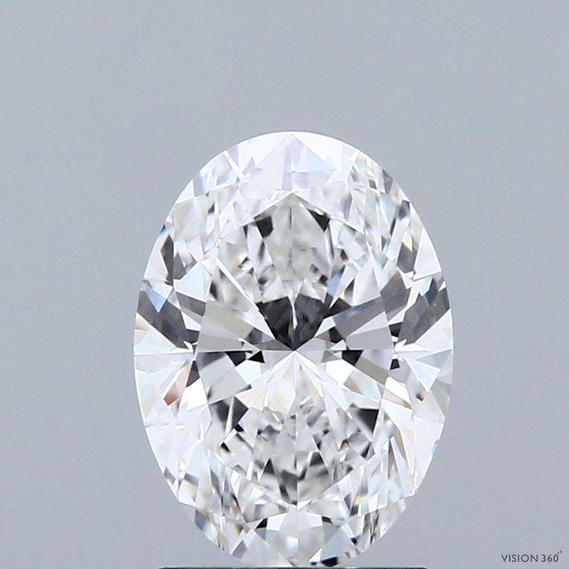 2ct Oval E VS1 Lab Created Diamond