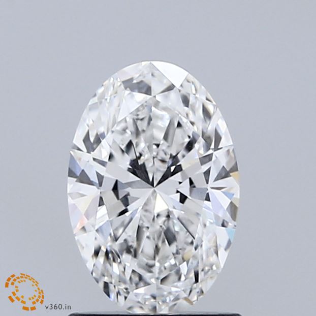 1ct Oval E VVS1 Lab Created Diamond