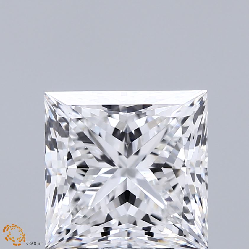 4.55ct Princess E VS1 Lab Created Diamond