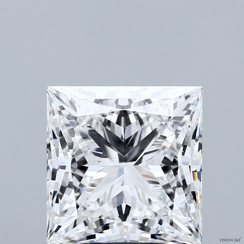 5.35ct Princess E VVS2 Lab Created Diamond