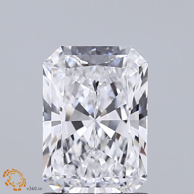 1.54ct Radiant D VVS2 Lab Created Diamond