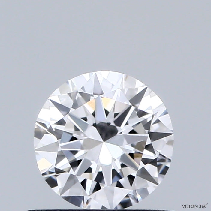 0.64ct Round D VVS2 Lab Created Diamond