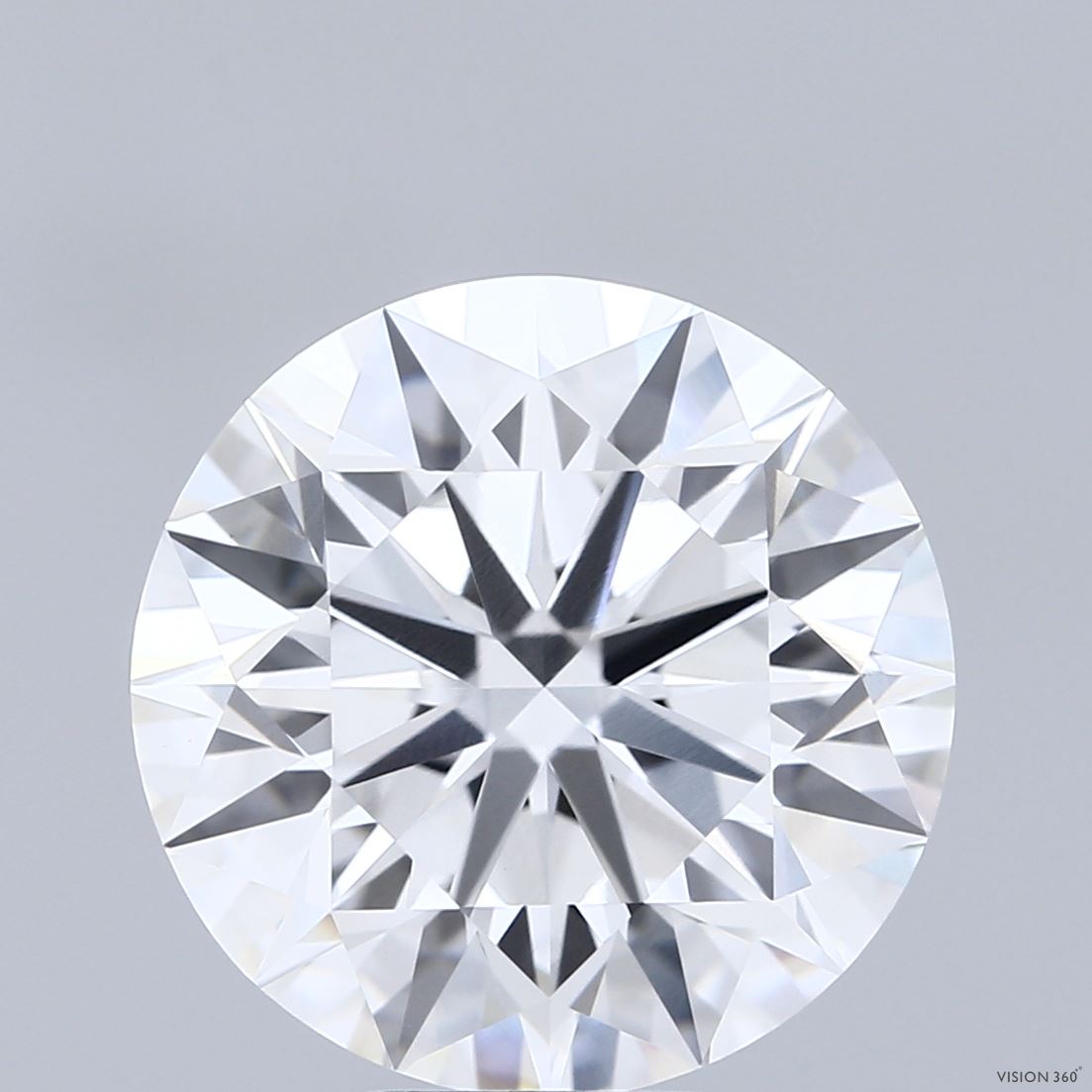 7.81ct Round E VVS2 Lab Created Diamond