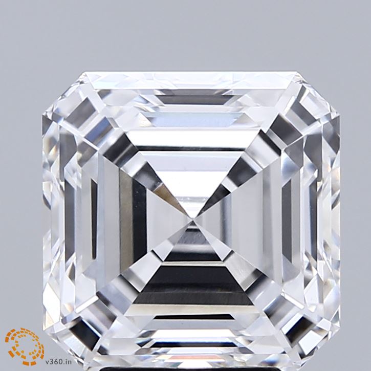 5.36ct Asscher E VVS2 Lab Created Diamond