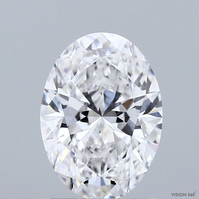 1.5ct Oval D VS1 Lab Created Diamond