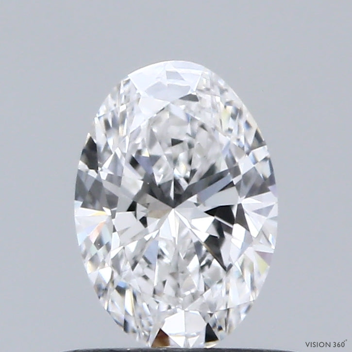 0.71ct Oval D VVS2 Lab Created Diamond