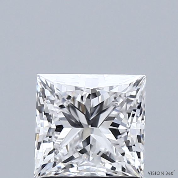 1.01ct Princess E VVS1 Lab Created Diamond