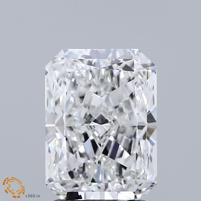 2.08ct Radiant E VVS2 Lab Created Diamond