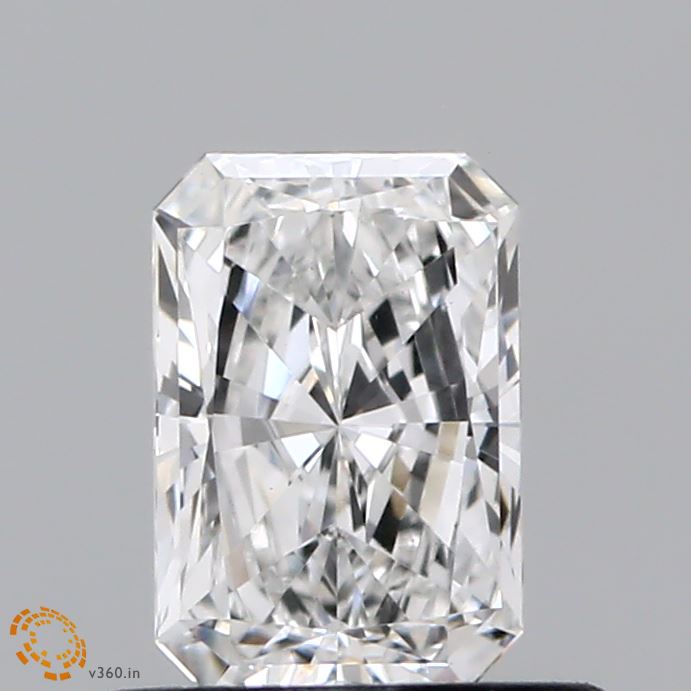 0.68ct Radiant E VVS2 Lab Created Diamond