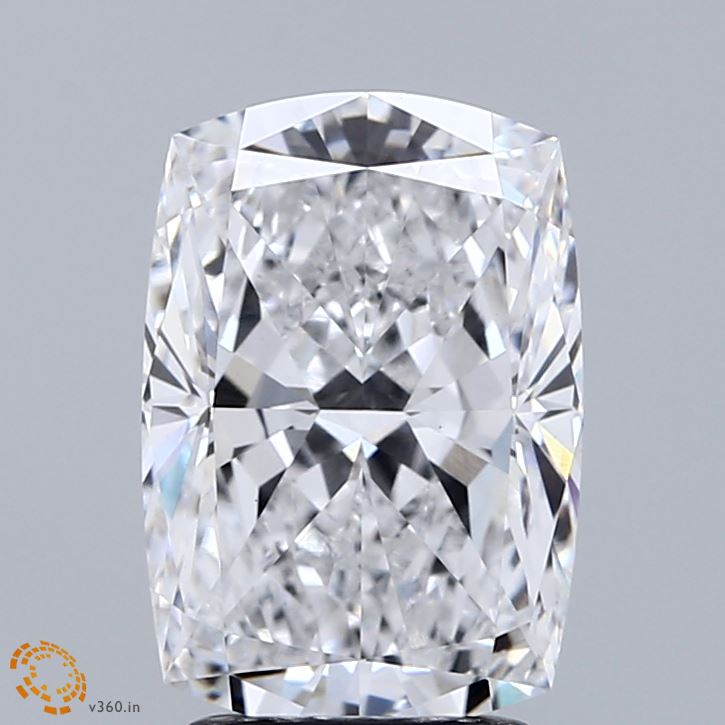 3.04ct Cushion D VVS2 Lab Created Diamond