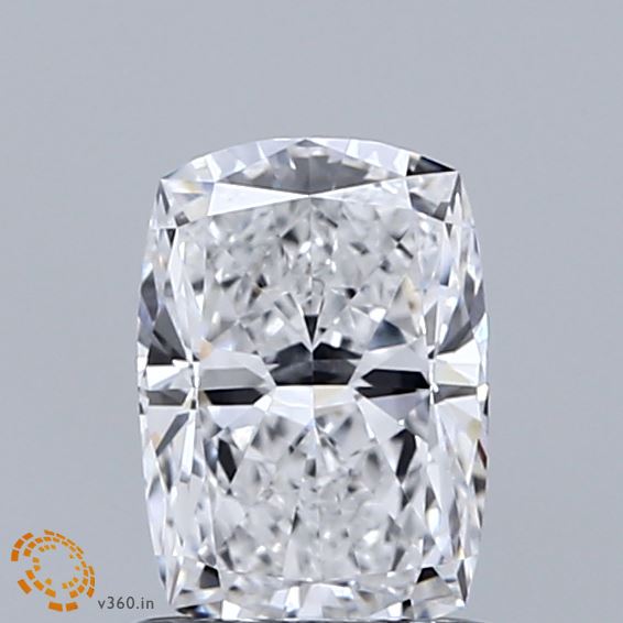1.11ct Cushion D VVS2 Lab Created Diamond