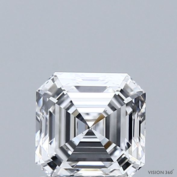 1.05ct Asscher D VS1 Lab Created Diamond